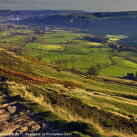 Buy canvas prints of Castleton In The Hope valley by Darren Burroughs