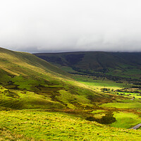 Buy canvas prints of Clouds roll in over the High Peak by Darren Burroughs