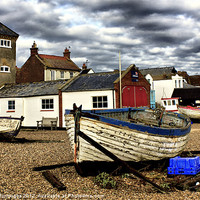 Buy canvas prints of Aldeburgh Boats by Darren Burroughs