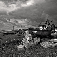 Buy canvas prints of Storm Over Aldeburgh by Darren Burroughs