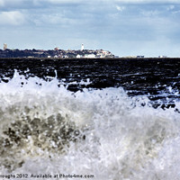 Buy canvas prints of Rough Seas at Southwold Suffolk by Darren Burroughs