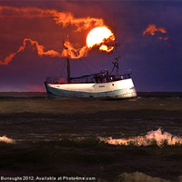 Buy canvas prints of At Sea by Darren Burroughs