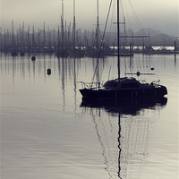 Buy canvas prints of Still Harbour Mornings by Darren Burroughs