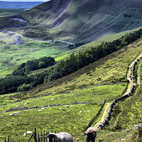 Buy canvas prints of Out On The Ridge, Derbyshire. by Darren Burroughs
