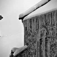 Buy canvas prints of Winter Church by Darren Burroughs
