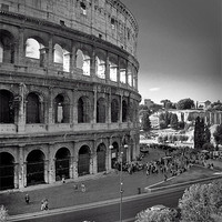 Buy canvas prints of Colosseum Rome by Darren Burroughs