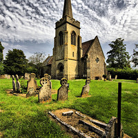 Buy canvas prints of Chedburgh Church by Darren Burroughs