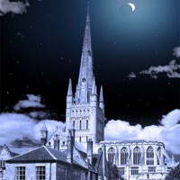 Buy canvas prints of NORWICH CATHEDRAL ECLIPSE by Darren Burroughs