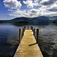 Buy canvas prints of DERWENT WATER FROM HAWSE END by Darren Burroughs