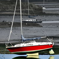 Buy canvas prints of River Stour Yachts by Darren Burroughs