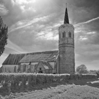 Buy canvas prints of St George Church Shimpling by Darren Burroughs