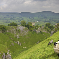 Buy canvas prints of Above Cavedale Castleton #2 by Darren Burroughs