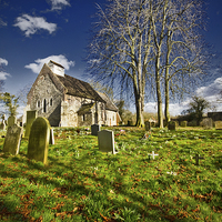 Buy canvas prints of  Linstead Church St. Margaret of Antioch by Darren Burroughs