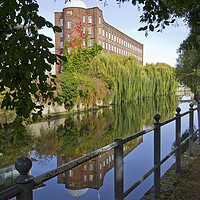 Buy canvas prints of Jarrolds building Norwich riverside by Darren Burroughs