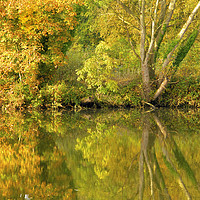 Buy canvas prints of Autumn Reflections by Darren Burroughs