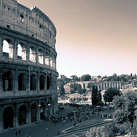 Buy canvas prints of The Colosseum Rome by Darren Burroughs