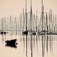 Buy canvas prints of Tall Ships At Rest by Darren Burroughs
