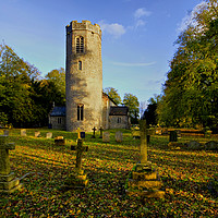 Buy canvas prints of St Catherines Church Fritton Norfolk by Darren Burroughs