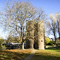 Buy canvas prints of Cow Tower Norwich by Darren Burroughs