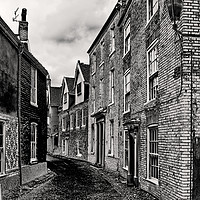 Buy canvas prints of Norwich Cathedral Close. by Darren Burroughs