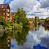 Buy canvas prints of Norwich Riverside by Darren Burroughs