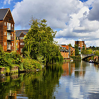 Buy canvas prints of Norwich Riverside by Darren Burroughs