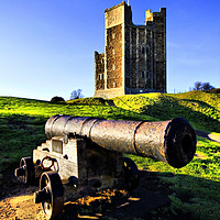 Buy canvas prints of Orford castle by Darren Burroughs