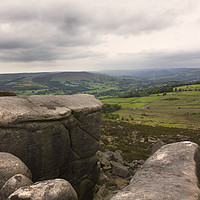 Buy canvas prints of Stanage edge by Darren Burroughs