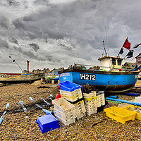 Buy canvas prints of Aldeburgh Fishing Boats. by Darren Burroughs