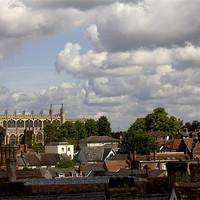 Buy canvas prints of St Mary's Across The Roofs by Darren Burroughs