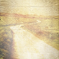 Buy canvas prints of Winding Road Old Paper Texture Background by Mark Purches