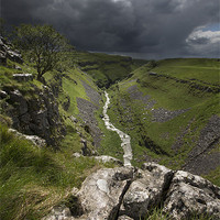Buy canvas prints of Gordale Beck After The Storm by Steve Glover