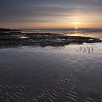 Buy canvas prints of A Solway Sunrise by Steve Glover