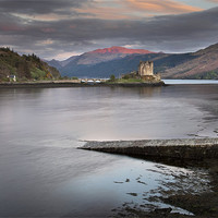 Buy canvas prints of Eilean Donan Castle Sunset by Steve Glover