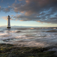 Buy canvas prints of New Brighton Lighthouse by Steve Glover