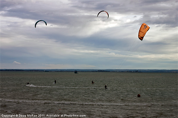 Kitesurfing Picture Board by Doug McRae