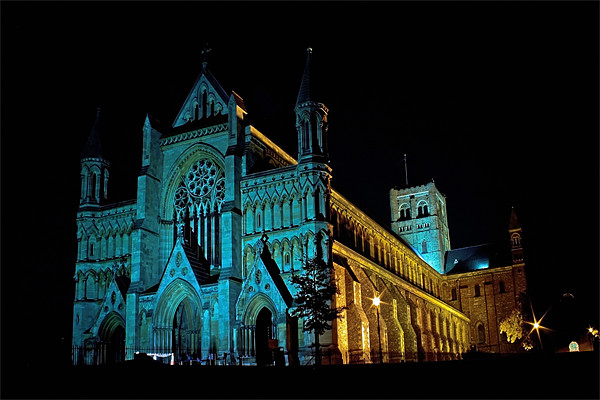 St Albans Cathedral Picture Board by Doug McRae