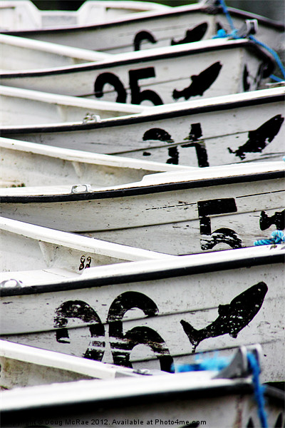 Fishing Boats Picture Board by Doug McRae