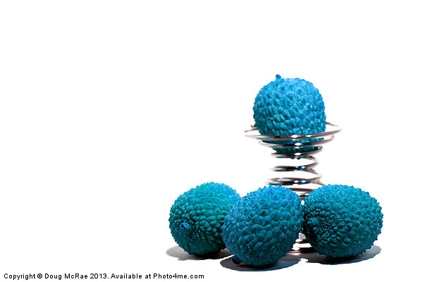 Blue lychee Picture Board by Doug McRae