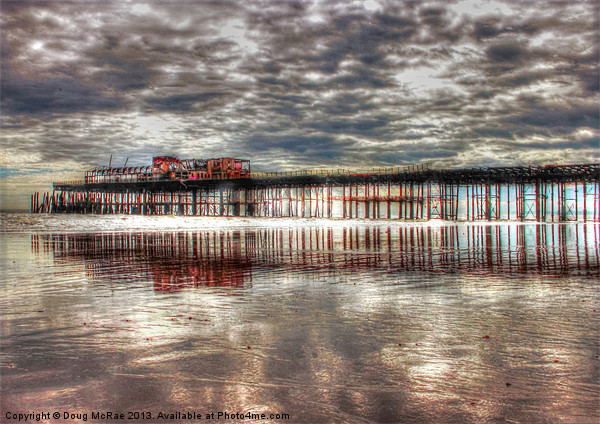Hastings Pier Picture Board by Doug McRae