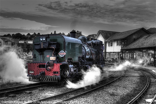 Steam train Picture Board by Doug McRae