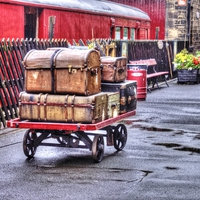 Buy canvas prints of  luggage  by Doug McRae
