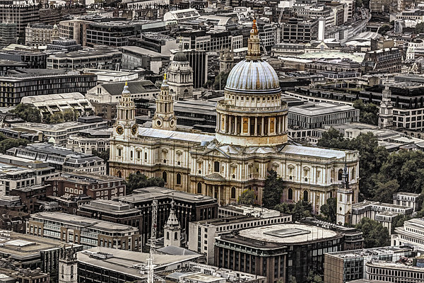  St Paul's Cathedral Picture Board by Doug McRae