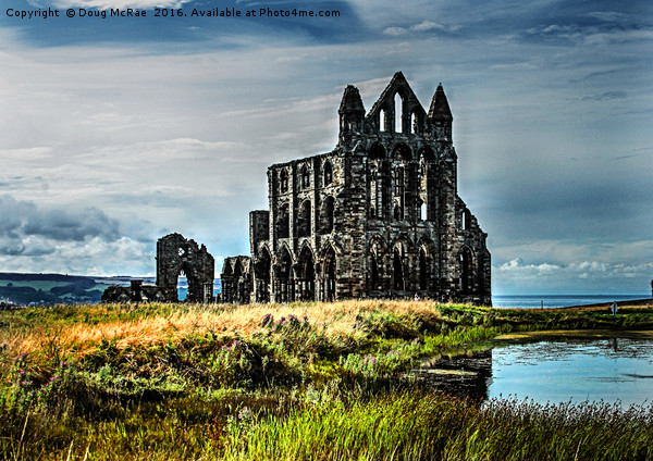 Whitby Abbey Picture Board by Doug McRae