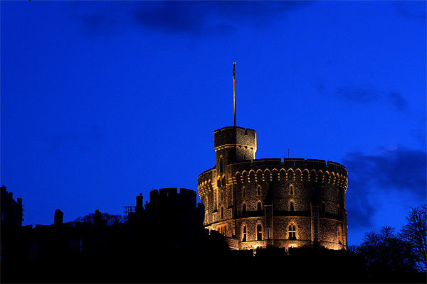 Windsor castle at dusk Picture Board by Doug McRae
