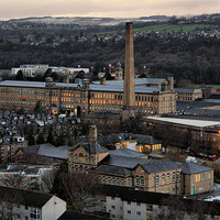 Buy canvas prints of Salts Mill, Saltaire by Sandi-Cockayne ADPS