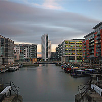 Buy canvas prints of Clarence Dock, Leeds by Sandi-Cockayne ADPS