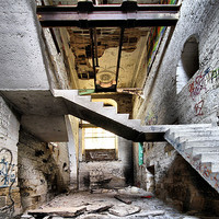 Buy canvas prints of Abandoned Mill by Sandi-Cockayne ADPS