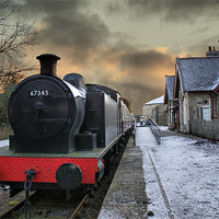 Buy canvas prints of The Train Is In The Station - Version 2 by Sandi-Cockayne ADPS