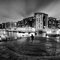 Buy canvas prints of Clarence Dock, Leeds by Sandi-Cockayne ADPS